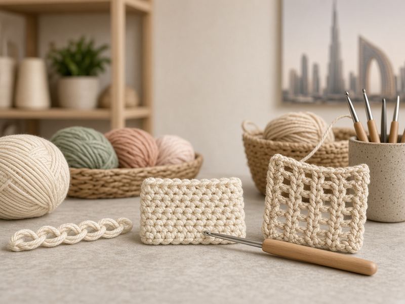 Crochet basics at Steadymesa Studio